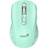 GENIUS NX-8025S Aquamarine/ 1200 dpi/ bezdrátová/ tichá/ Copilot/ 4tlačítková/ zelená