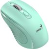 GENIUS NX-8025S Aquamarine/ 1200 dpi/ bezdrátová/ tichá/ Copilot/ 4tlačítková/ zelená