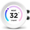 NZXT vodní chladič Kraken 360 ELITE RGB / 3x120mm RGB fan / 4-pin PWM / LCD disp. / 6 let / bílý