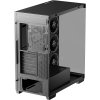 DEEPCOOL skříň CG580 4F V2 / ATX / 4x120mm ARGB fans / 2xUSB 3.0 / panoramatická / tvrzené sklo / černá