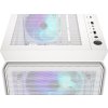 Endorfy skříň Arx 500 White ARGB / ATX / 4x140 ARGB fan (až 7 fans) / 2xUSB-A / USB-C / tvrz. sklo  / mesh panel /  bílá