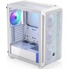 Endorfy skříň Arx 500 White ARGB / ATX / 4x140 ARGB fan (až 7 fans) / 2xUSB-A / USB-C / tvrz. sklo  / mesh panel /  bílá