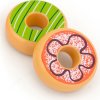 Dětská dřevěná hračka Viga sada 6 dřevěných donutů