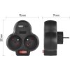 Rozbočovací zásuvka 2×, vyp., 1×USB-A+1×USB-C, černá