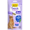GimCat Snack Cream Duo Tunak & Trava 6x15g
