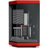 HYTE skříň Y70 Black Cherry / levé a přední sklo / Riser PCIe 4.0 / bez zdroje / 1x USB-C / 2x USB-A