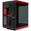 HYTE skříň Y70 Black Cherry / levé a přední sklo / Riser PCIe 4.0 / bez zdroje / 1x USB-C / 2x USB-A