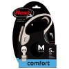 Vodítko Flexi New Comfort páska M černé 5m