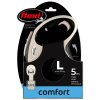 Vodítko Flexi New Comfort páska L černé 5m