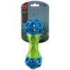 Hračka Dog Fantasy Kost s geometrickými obrazci pískací zeleno-modrá 18x5,8x5,8cm