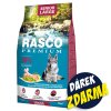 Krmivo Rasco Premium Senior Large kuře s rýží 3kg+Pochoutka Rasco Premium 80g