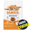 Krmivo IAMS Cat Adult/Senior Weight Control/Sterilized Chicken 10kg + Kapsička IAMS (12x85g) ZDARMA