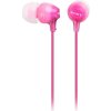 SONY sluchátka do uší MDREX15LPP/ drátová/ 3,5mm jack/ citlivost 100 dB/mW/ růžová