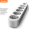COLORWAY Prodlužovací napájecí přívod/ 4x Schuko/ 4x USB 5V / kabel 2m
