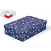 krabice dárková vánoční A-V001-C 28x18x7cm 5370665