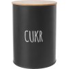 Dóza Cukr BLACK pr. 11 cm