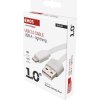 Nabíjecí a datový kabel USB-A 2.0 / Lightning MFi, 1 m, bílý