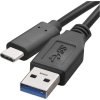 Rychlonabíjecí a datový kabel USB-A 3.0 / USB-C 3.1, Quick Charge, 1 m, černý