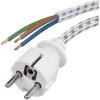 Flexo šňůra opředená 3× 0,75mm2 k žehličce, 2,4m