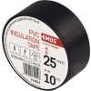 Izolační páska PVC 25mm / 10m černá