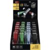 LED ruční kovová svítilna P3848A, 50 lm, 3× AAA, 24 ks, display box