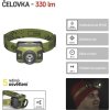 CREE LED čelovka P3539, 330 lm, 200 m, 3× AAA