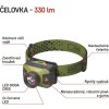 CREE LED čelovka P3539, 330 lm, 200 m, 3× AAA