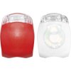 LED přední + zadní svítilna na kolo P3921 na 2× CR2032, 10 lm