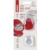 LED přední + zadní svítilna na kolo P3921 na 2× CR2032, 10 lm