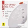 LED vestavné svítidlo VIXXO, kruhové, bílé, 13,5W neutr. b., IP65