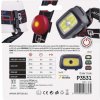 CREE LED + COB LED čelovka P3531, 330 lm, 65 m, 3× AAA
