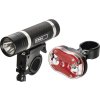 LED přední + zadní svítilna na kolo P3920 na 5× AAA, 150 lm