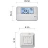 Pokojový programovatelný bezdrátový OpenTherm termostat P5616OT