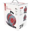 Prodlužovací kabel na bubnu 25 m / 4 zásuvky / červený / PVC / 230 V / 1,5 mm2