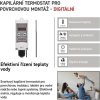 Příložný manuální kapilárový termostat P5684
