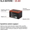 Bezúdržbový trakční olověný aku. 12 V/15 Ah, faston 6,3 mm