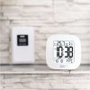 Digitální teploměr, bezdrátové čidlo, budík, datum E0127