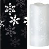 LED dekorativní projektor – vločky, 3x AAA, vnitřní, studená bílá