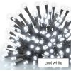 Standard LED spojovací vánoční řetěz, 10 m, venkovní i vnitřní, studená bílá