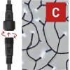 Standard LED spojovací vánoční řetěz, 5 m, venkovní i vnitřní, studená bílá