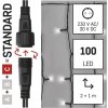 Standard LED spojovací vánoční řetěz – záclona, 1x2 m, venkovní, studená bílá