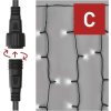 Standard LED spojovací vánoční řetěz – záclona, 1x2 m, venkovní, studená bílá