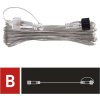 Prodlužovací kabel pro spojovací řetězy Standard transparentní, 10 m, venkovní i vnitřní
