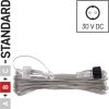 Prodlužovací kabel pro spojovací řetězy Standard transparentní, 10 m, venkovní i vnitřní