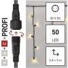 Profi LED spojovací řetěz problikávající – rampouchy, 3 m, venkovní, teplá bílá
