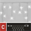 Profi LED spojovací řetěz bílý – rampouchy, 3 m, venkovní, studená bílá