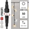 Profi LED spojovací řetěz problikávající – rampouchy, 3 m, venkovní, teplá/studená bílá
