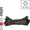 Prodlužovací kabel pro spojovací řetězy Profi černý, 10 m, venkovní i vnitřní