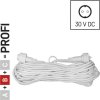 Prodlužovací kabel pro spojovací řetězy Profi bílý, 10 m, venkovní i vnitřní