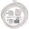 Prodlužovací kabel 7 m / 1 zásuvka / bílý / PVC / 1 mm2
